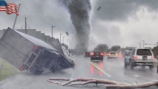 Houston, Texas Tragedy! Storm Leaves City In Ruins +100 Mph Wind