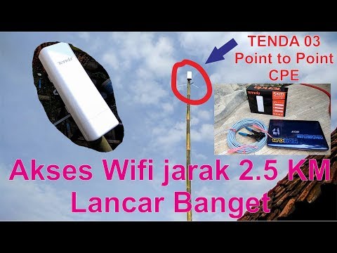 Cara Pasang Tenda 03 UpTo 5KM Mode WISP Dan Scan Internet Wifi Gratis