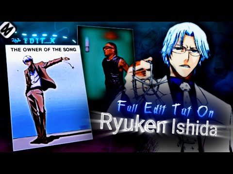 VIRAL Ryuken ishida edit on capcut || tutorial || ₩ EDIT_X