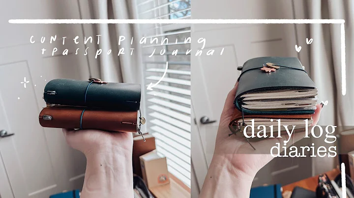 daily log diaries | content planning, passport tn ...