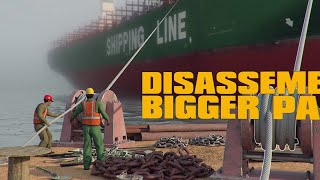 Продолжаем играть в Ship Graveyard Simulator, до разбираем последнию подлодку.