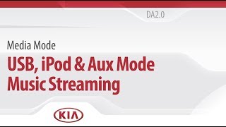 Media Mode: USB, iPod & Aux Mode Music Streaming