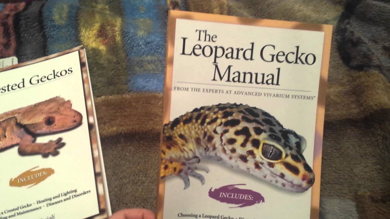 Book Review Leopard Amp Crested Gecko Manuals Youtube