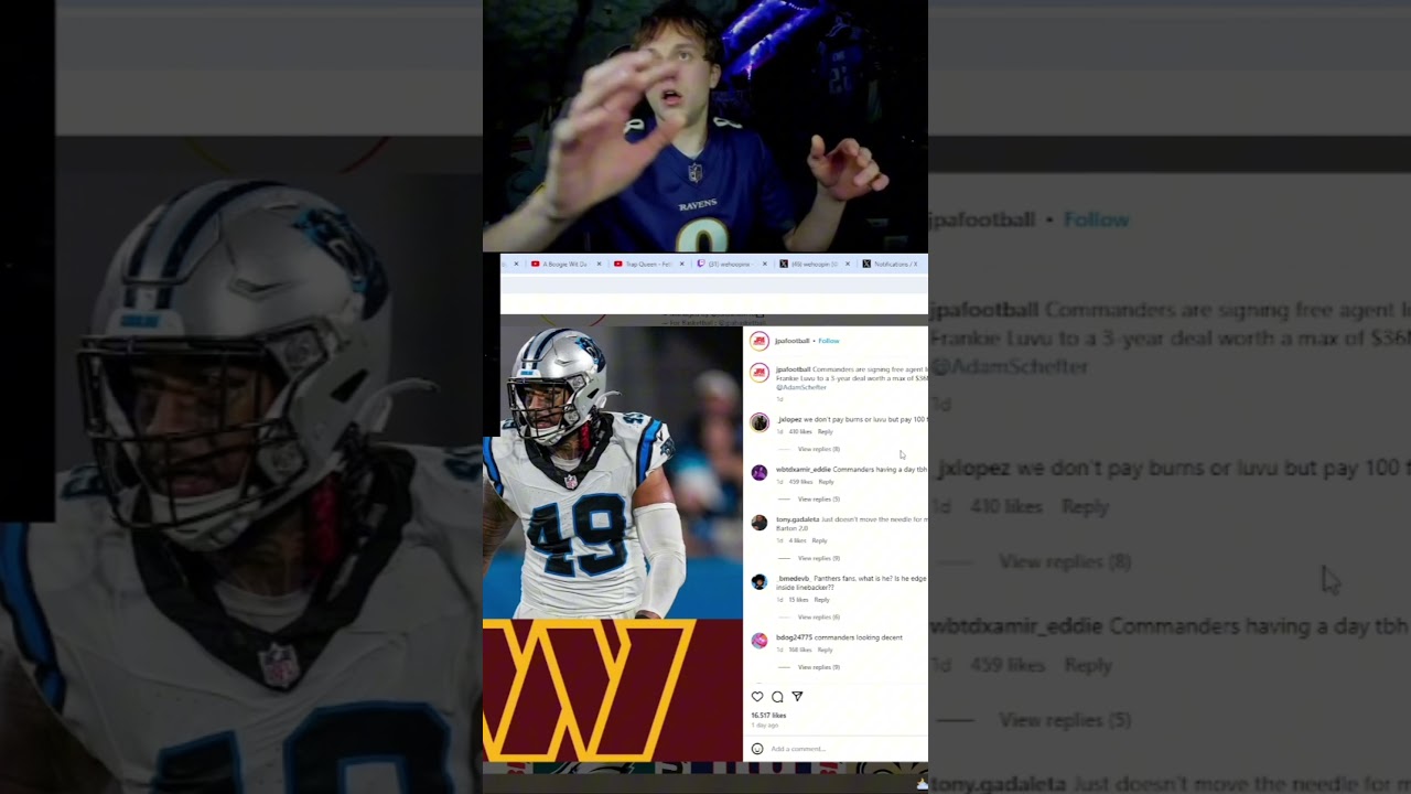 Wehoopin Reacts to NFL free agency 