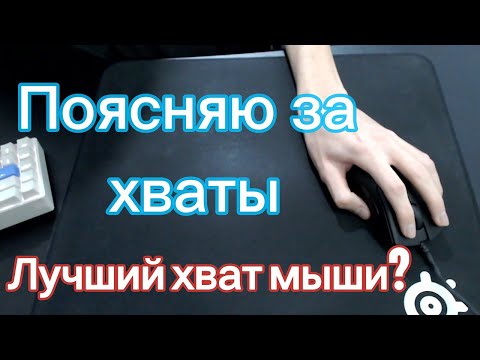 Видео: Хваты мыши \ Как держать мышь? \ Mouse grip guide