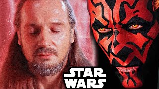 Why QuiGon Meditating TERRIFIED Darth Maul  Star Wars Explained