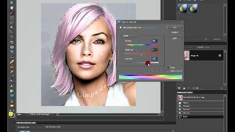 How To Change Hair Colour Using Photoshop Elements 4, 7 Or 8 (Tutorial)