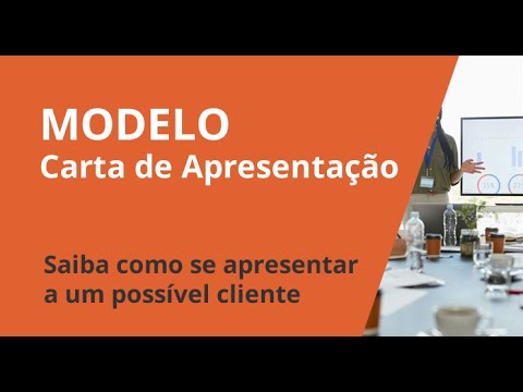 Modelo para carta de apresentação da empresa - YouTube