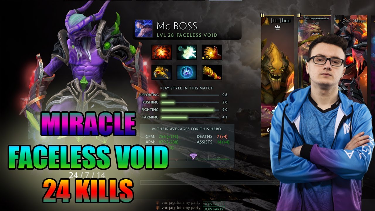 Dota 2 Pro Gameplay | Miracle Void | New update patch 7.27c