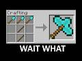 Minecraft wait what meme part 20 (Crazy Crafting Shovel)