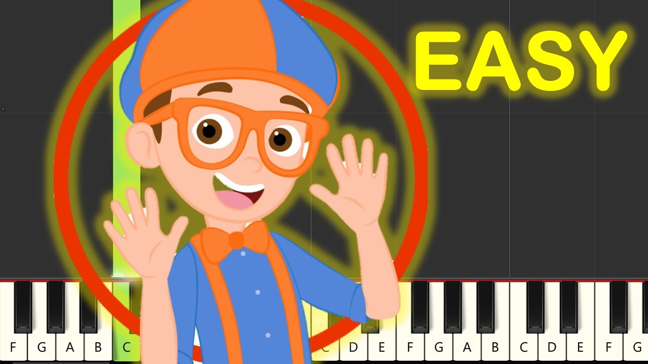 Learn How To Play Blippi I'm an Excavator! With This Piano Tutorial
