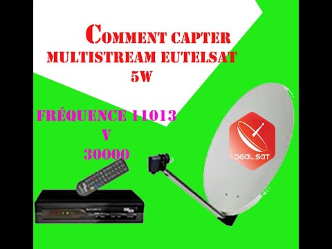 COMMENT CAPTER multistream eutelsat 5w TNT SANS INTERNET @dealsattv5917