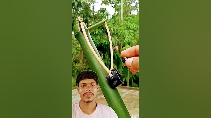 Bamboo Creations with Crazy BambooSlingshots #bamboo #bamboocrafts #Diy#Slingshot