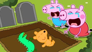 Teddy & Dinosaur Very Sad Story!!! Please Don't Cry Peppa | Peppa Pig Funny Animation