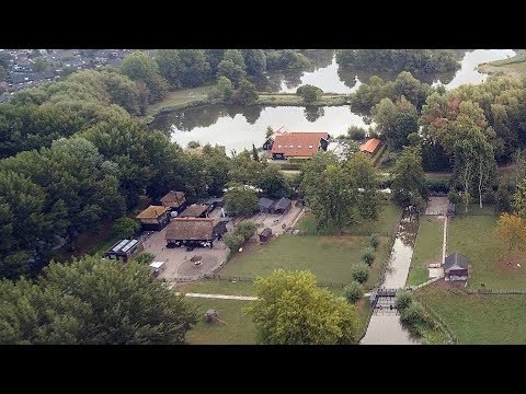 Oosterpark Ridderkerk bomenkap - bosbouw luchtopname