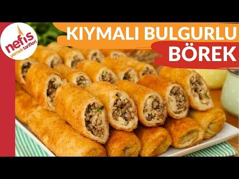 Masaya Koyduğunuzda ANINDA TÜKENECEK EFSANE BÖREK (Kıymalı Bulgurlu Börek Tarifi)