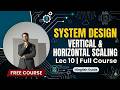 Vertical vs Horizontal Scaling Explained in Hindi