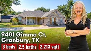 Pecan Plantation Home Tour – Golf Views & Soaring Ceilings in Granbury, Texas✨
