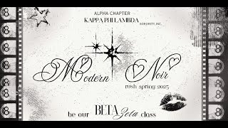 Bing Kappas Rush Spring 2025: ⁺˚⋆｡°✩ Modern Noir ✩°｡⋆˚⁺