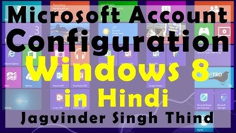 ✅ Create Microsoft Account and Use Microsoft Account to login in Windows 8 in Windows