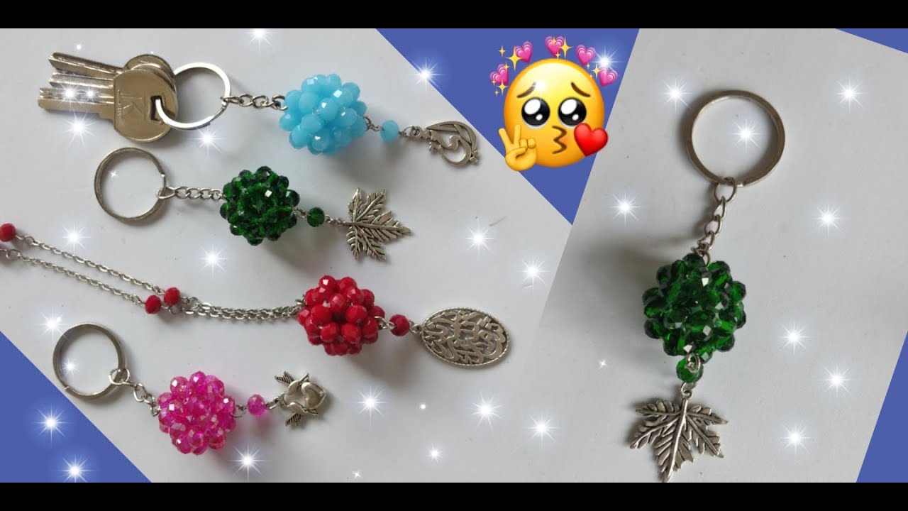 ميدالية من خرز الكريستال وتعليقة لمراية السيارة