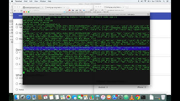 Building polling app using RethinkDB and Nodejs - Output demo