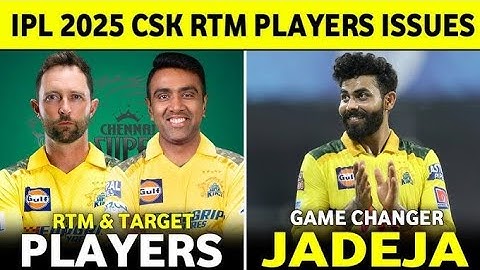 CSK TARGET Players for RTM & Auction REVEALED! 😳🔥 Ashwin, Conway CSK IPL 2025 Cricket News.