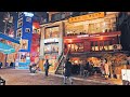 [4K] Seoul Cafe Street Holiday Decorations Walk in Yeonnam-dong Friday Night | 연남동 카페거리의 연말 크리스마스 풍경