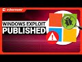 Windows Vulnerability Exploit Published By Experts | cybernews.com