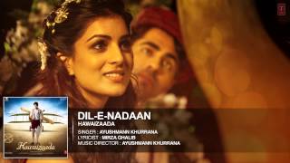 'Dil-e-Nadaan' Full Audio Song | Ayushmann Khurrana | Hawaizaada | T-Series