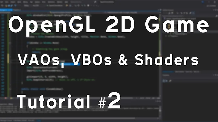 OpenGL (C#) 2D Game Tutorial #2 - VAOs, VBOs & Shaders