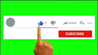 GREEN SCREEN TOMBOL SUBSCRIBE, LIKE || NO COPYRIGHT FREE USE || PART_2