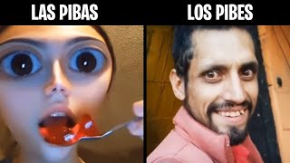 LAS PIBAS vs LOS PIBES 👁👄👁