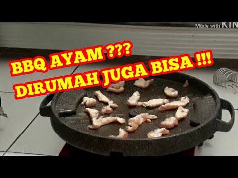 Cara menggunakan bulgogi pan || Cara BBQ daging Ayam di jamin tanpa minyak