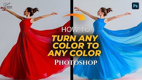 How to Turn Any Color to Any Color in #photoshop  | Easy Color Change Tutorial #2025 #colorchange 