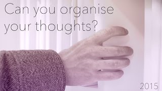 Can you organise your thoughts 2015 - Installation at Stratford Artshouse