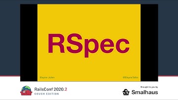 RailsConf 2020 CE - Blank Page Panic! Creating Confidence with Test Driven ... by Elayne Juten