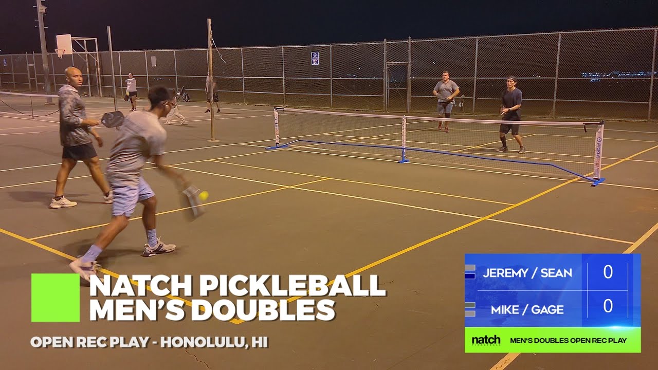 Pickleball Men's Doubles Rec Play feat. Mike/Gage vs Jeremy/Sean YouTube