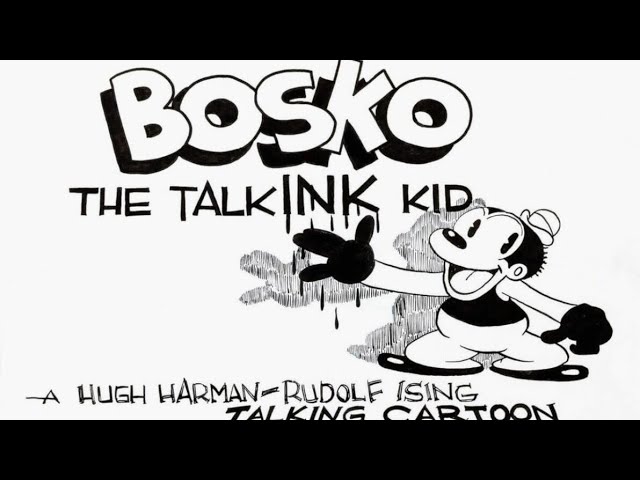 Looney Tunes (1929) - Bosko The Talk Ink Kid - YouTube