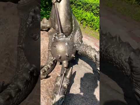 Київ Оболонська Набережна Скульптура «Котигорошко та Змій Горинич ...