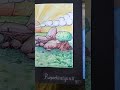 Sunrise drawing for school project #drawing #art #artist #painting
