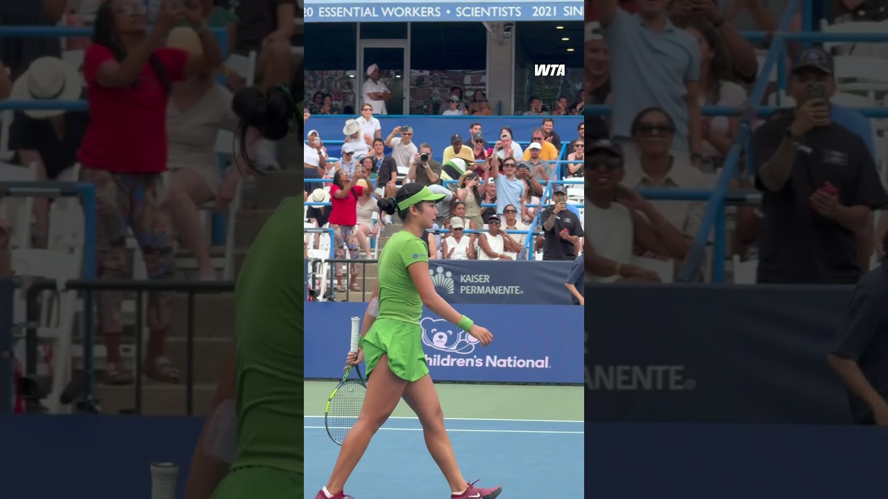 FIRST TOUR-LEVEL 500 FINAL FOR ALEX 💚The dream run continues as Alex Eala defeats Osaka.#WTA