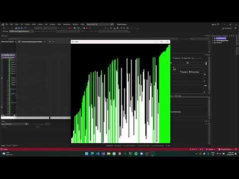 Bubble Sort Visualized With SFML