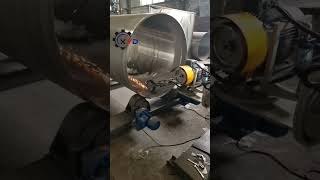 Stainless steel and tank polishing machine