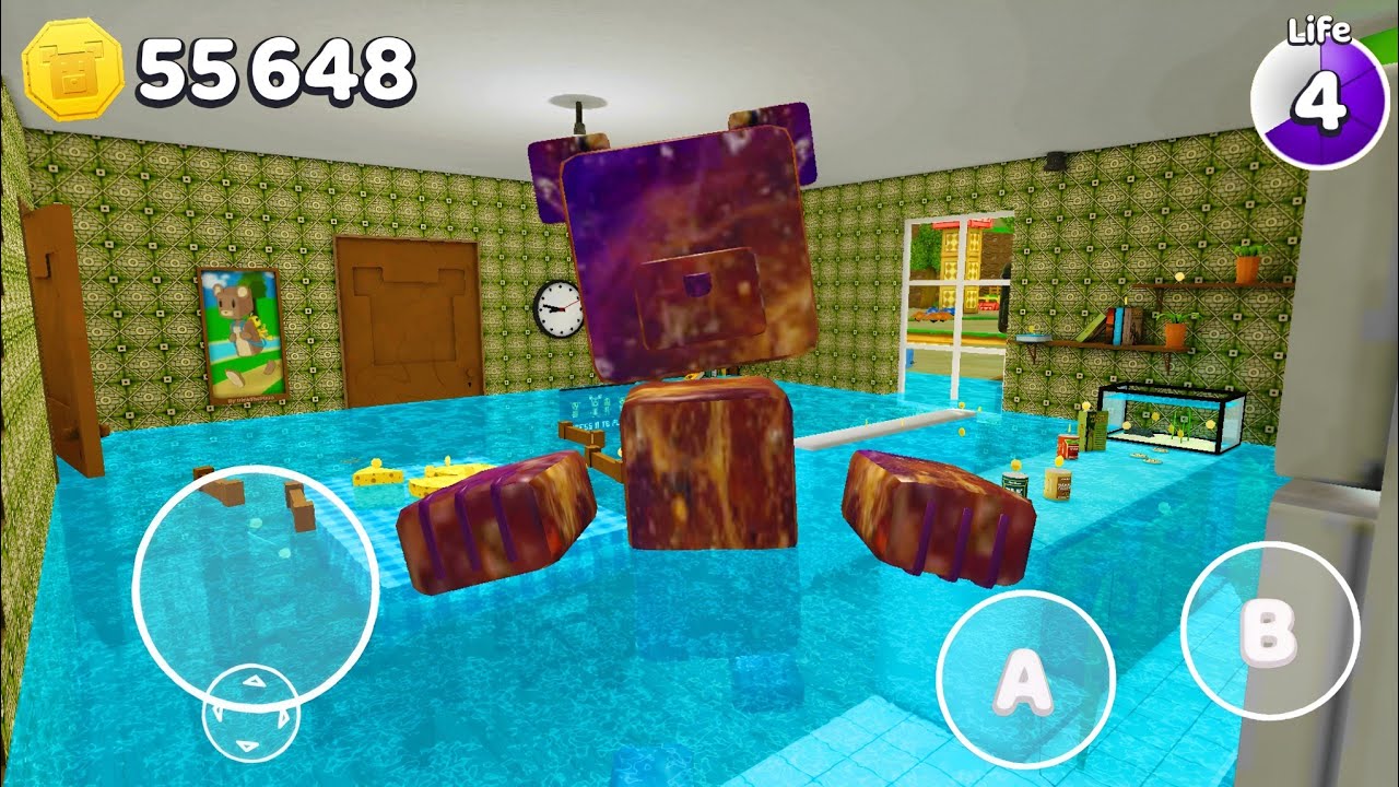 Water Giant Purple Bear in My House! 😱💜 | Super Bear Adventure Gameplay Walkthrough 