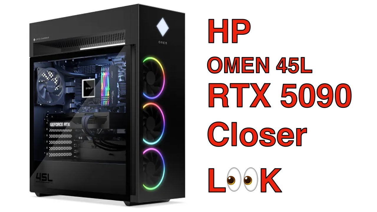 30l Desktop Hp Omen 30l Rtx 3090 RTX 5090 Internal Examination; HP