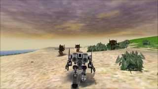 Mechwarrior 4: Mercenaries (MekTek v.MP-3.1) New Exford - Beach Fight