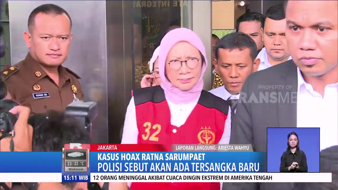 Berkas Kasus Hoax Ratna Sarumpaet Dilimpahkan ke Kejaksaan
