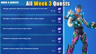Complete Week 3 Weekly Quests Guide - Fortnite Chapter 3 Season 3