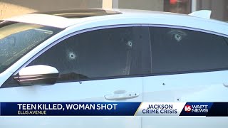 Teen Killed, Woman Injured